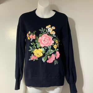 Vintage LOFT floral knit